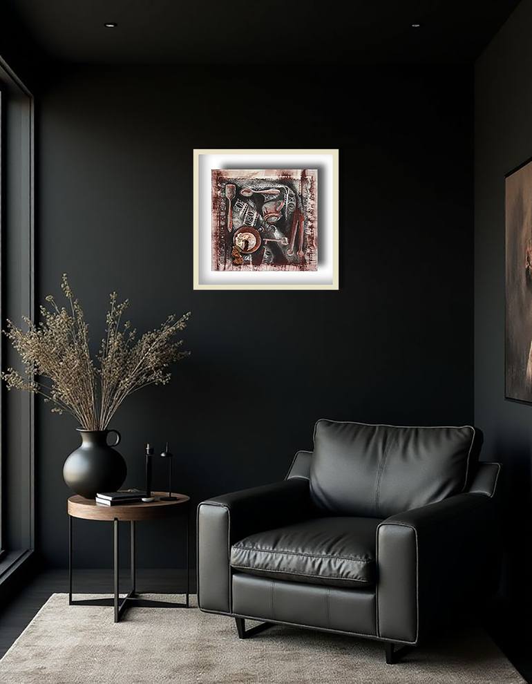 Original Baroque Abstract Painting by Milena Nicosia