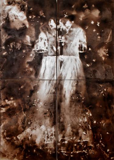 Original Abstract Children Paintings by Milena Nicosia