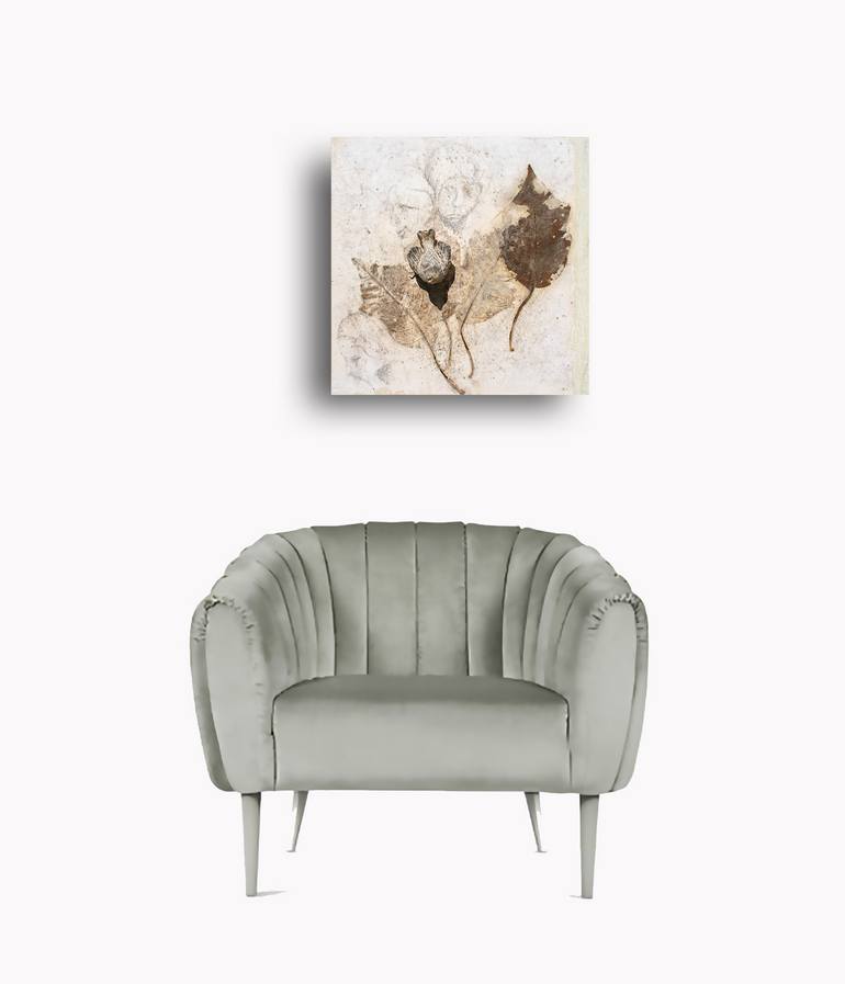 Original Conceptual Botanic Mixed Media by Milena Nicosia