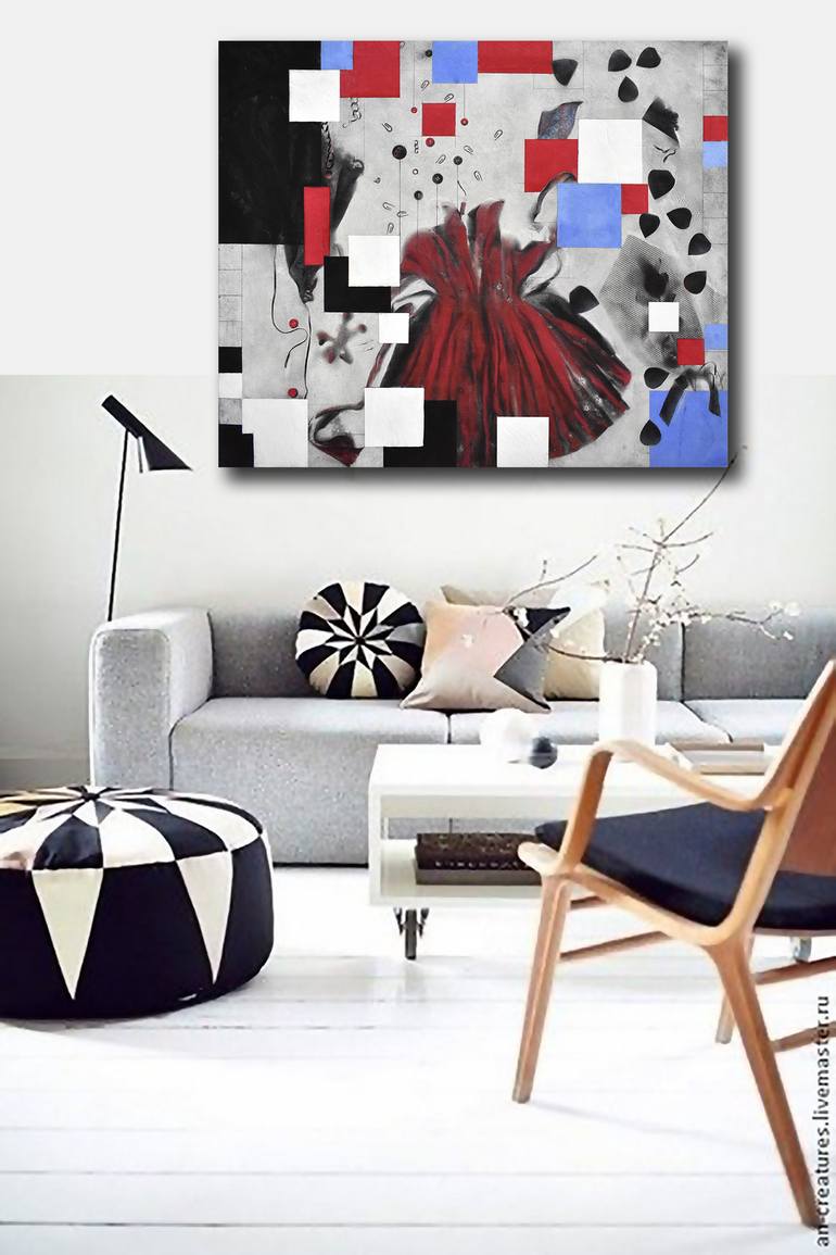 Original Abstract Painting by Milena Nicosia