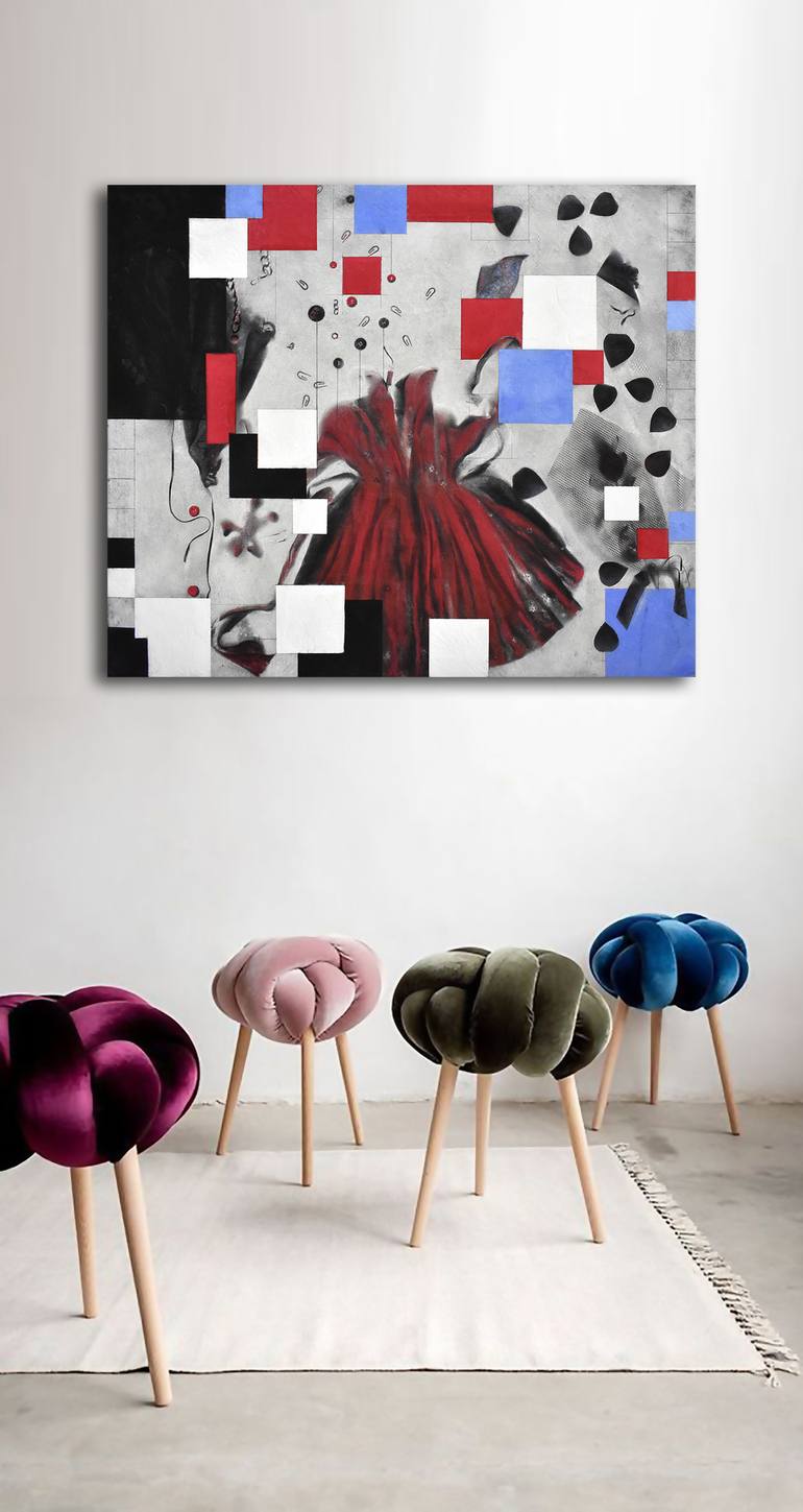 Original Abstract Painting by Milena Nicosia