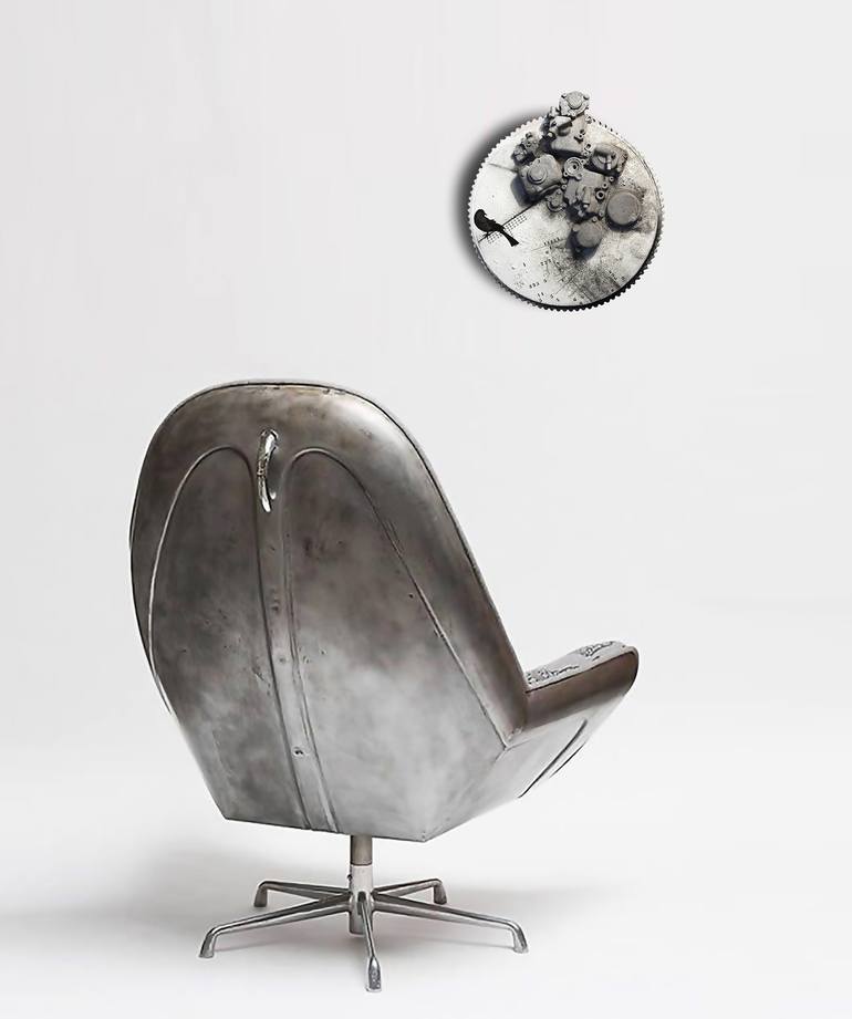 Original Conceptual Science/Technology Sculpture by Milena Nicosia