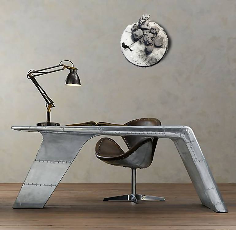 Original Conceptual Science/Technology Sculpture by Milena Nicosia