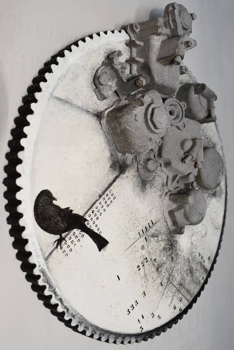 Original Conceptual Science/Technology Sculpture by Milena Nicosia