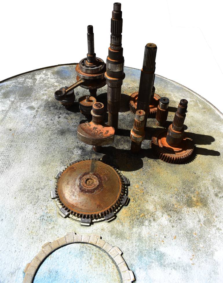 Original Abstract Architecture Sculpture by Milena Nicosia