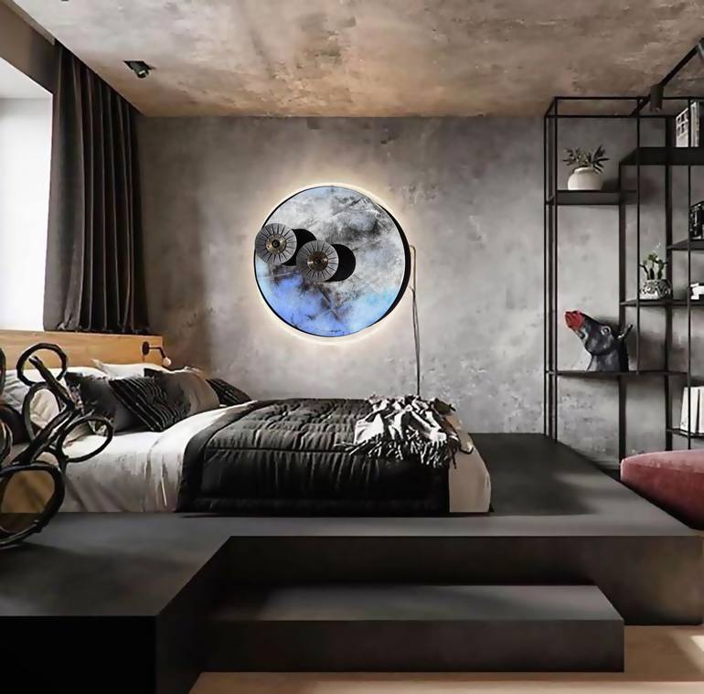 Original Conceptual Abstract Mixed Media by Milena Nicosia