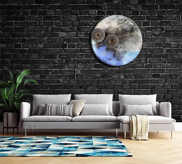 Original Conceptual Abstract Mixed Media by Milena Nicosia