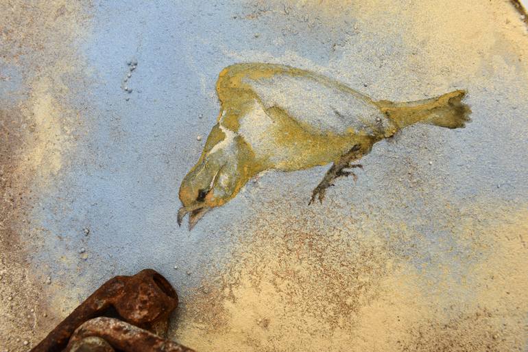 Original Dada Abstract Mixed Media by Milena Nicosia