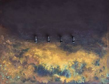 Original Abstract Expressionism Abstract Paintings by Milena Nicosia