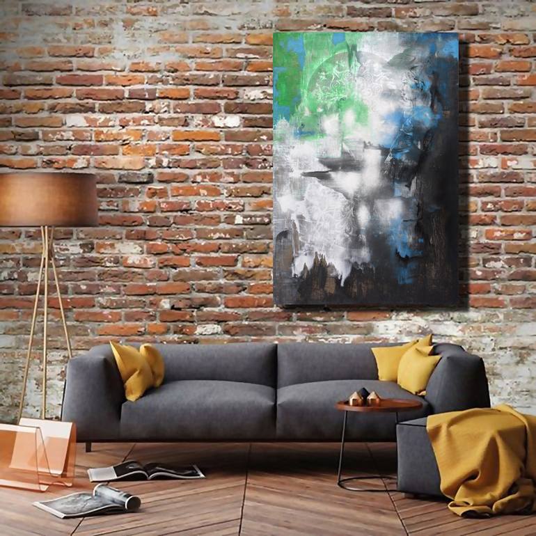 Original Abstract Expressionism Abstract Painting by Milena Nicosia