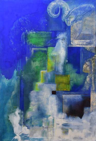 Original Abstract Classical mythology Paintings by Milena Nicosia