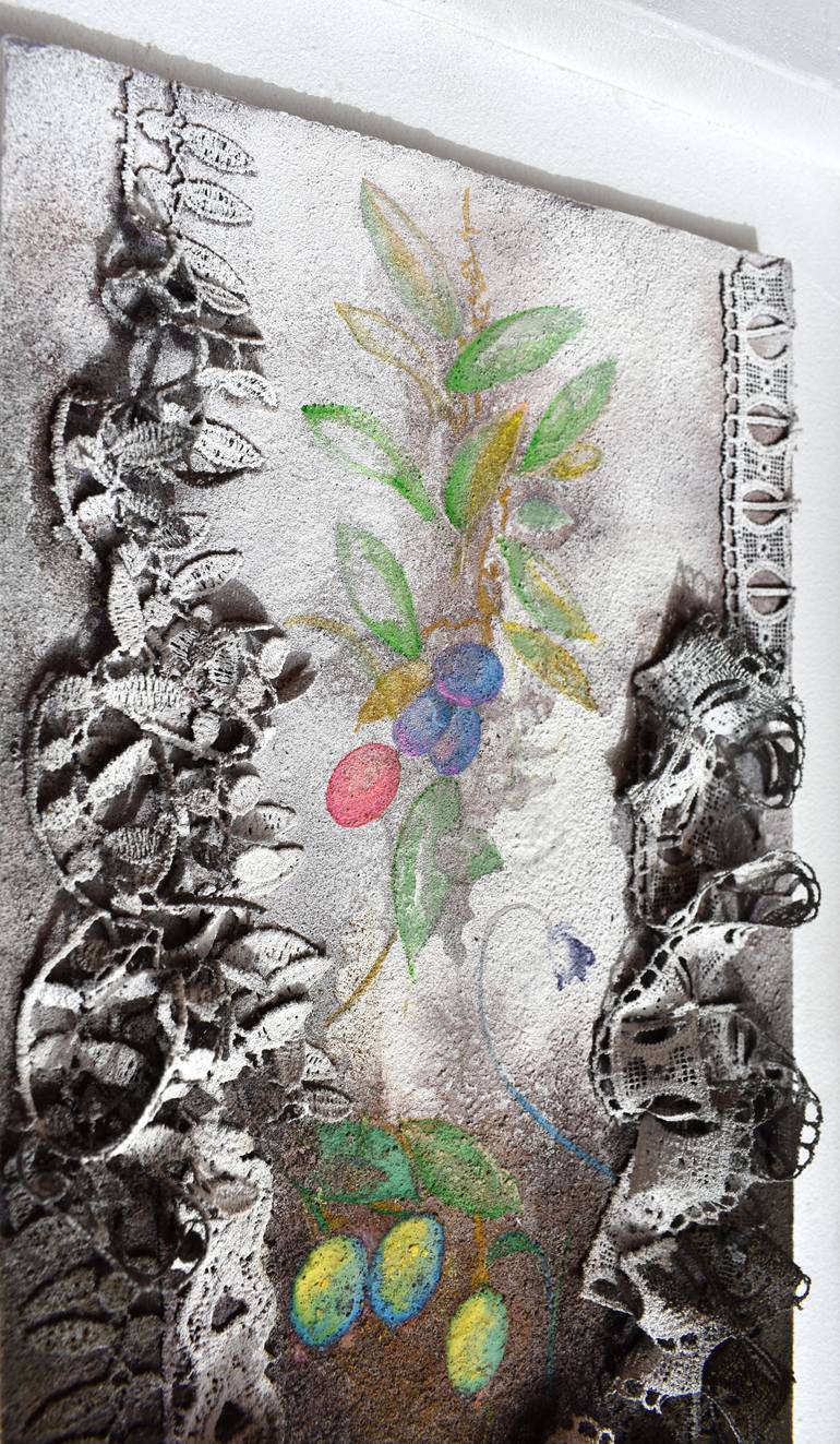 Original Abstract Still Life Painting by Milena Nicosia