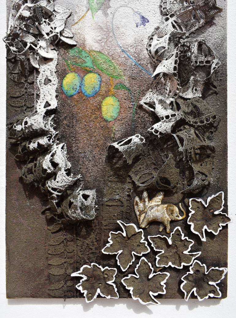 Original Abstract Still Life Painting by Milena Nicosia