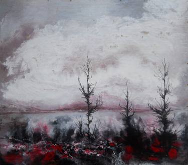 Original Abstract Landscape Paintings by Milena Nicosia