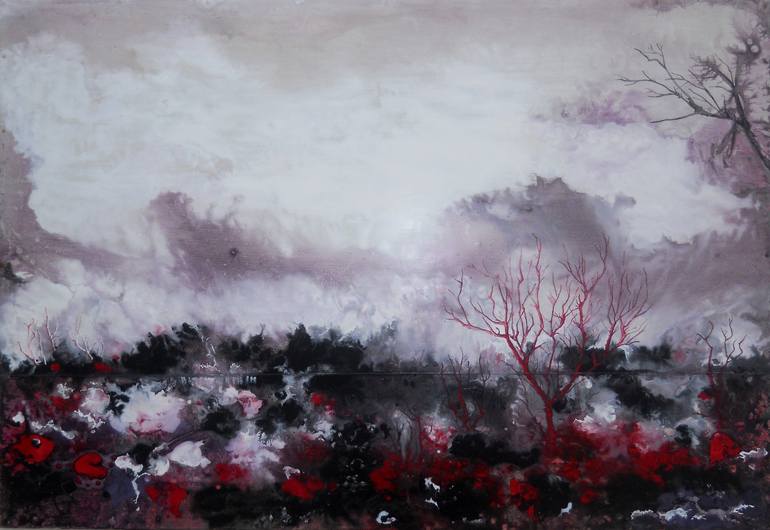 Original Landscape Painting by Milena Nicosia