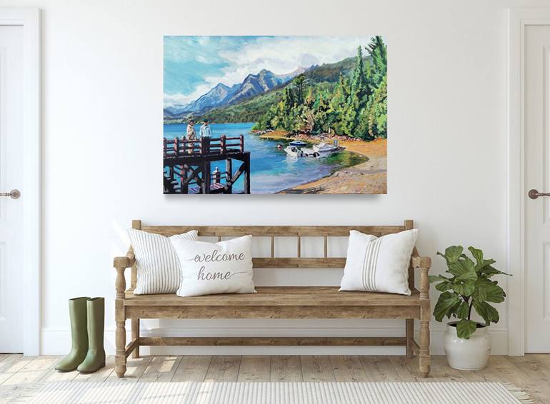 Original Expressionism Landscape Painting by Alejandro Cilento