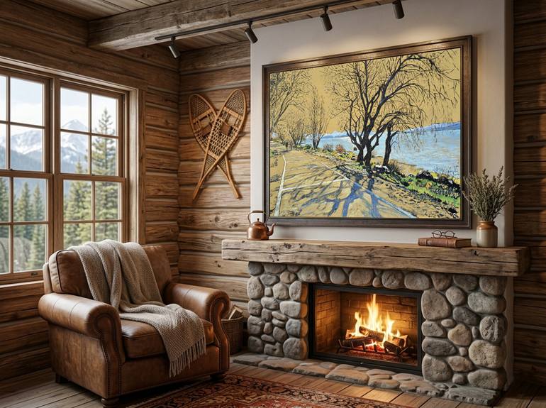 Original Expressionism Landscape Painting by Alejandro Cilento