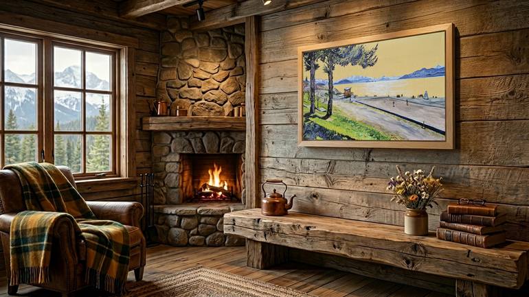Original Expressionism Landscape Painting by Alejandro Cilento