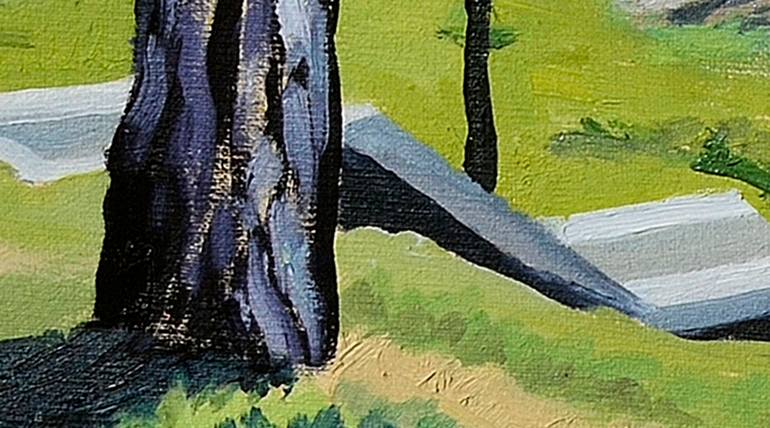 Original Expressionism Landscape Painting by Alejandro Cilento