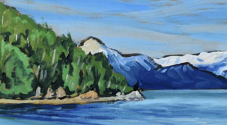Original Impressionism Landscape Painting by Alejandro Cilento