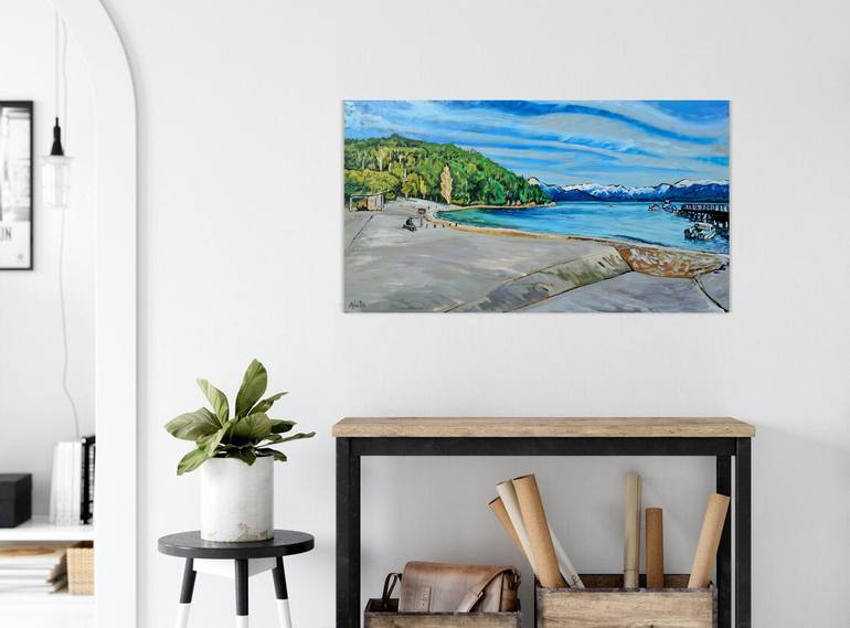 Original Impressionism Landscape Painting by Alejandro Cilento
