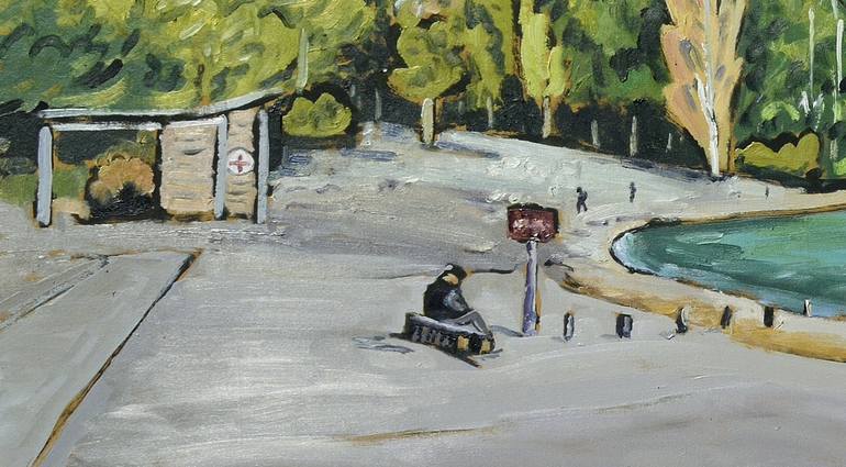 Original Impressionism Landscape Painting by Alejandro Cilento