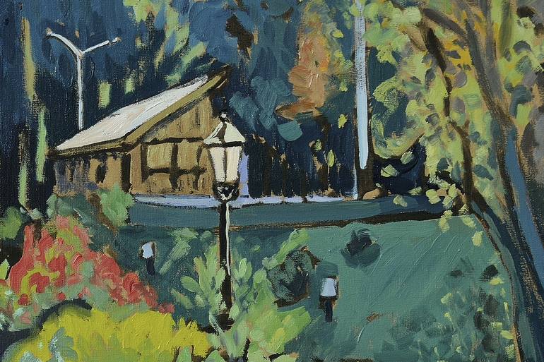 Original Figurative Landscape Painting by Alejandro Cilento