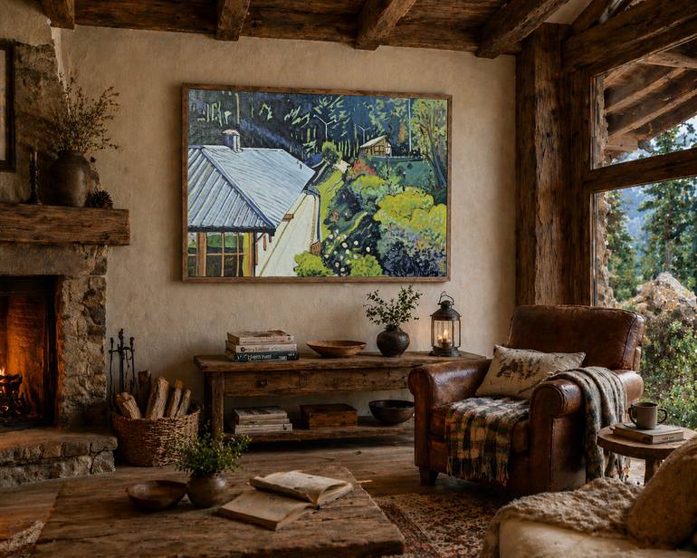 Original Expressionism Landscape Painting by Alejandro Cilento