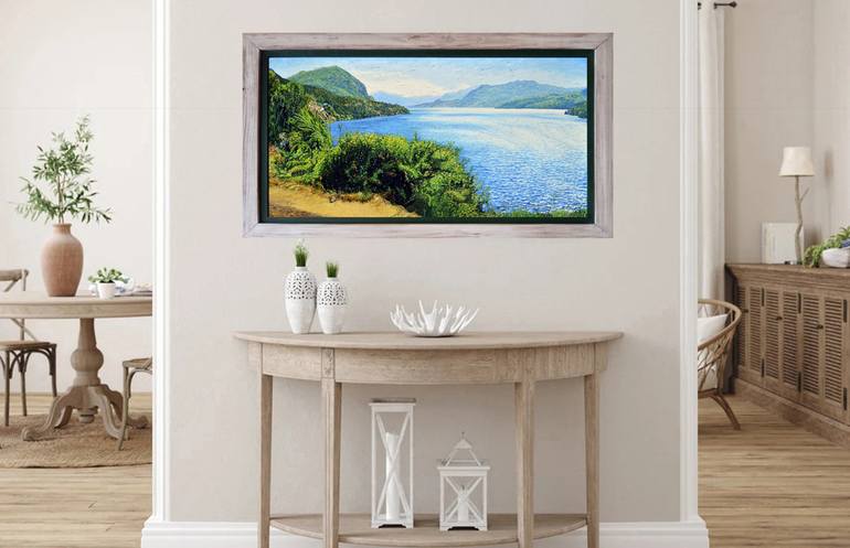 Original Figurative Landscape Painting by Alejandro Cilento