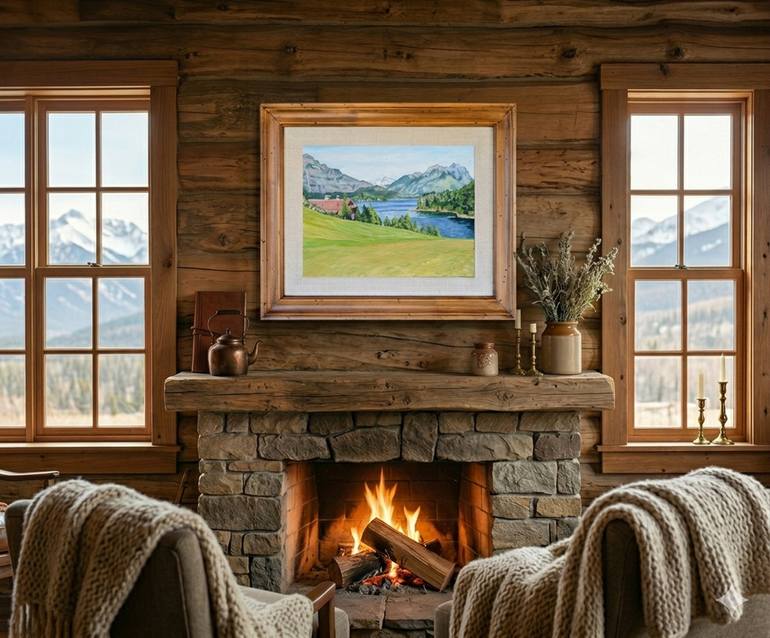 Original Figurative Landscape Painting by Alejandro Cilento