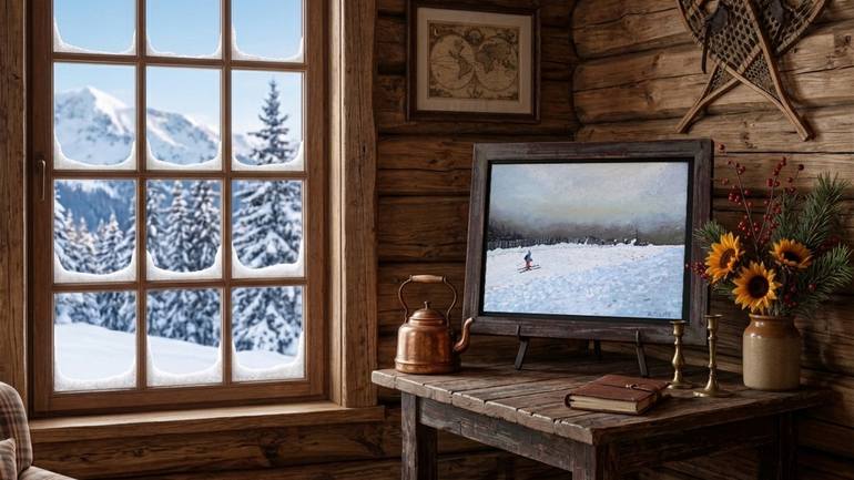 Original Figurative Landscape Painting by Alejandro Cilento
