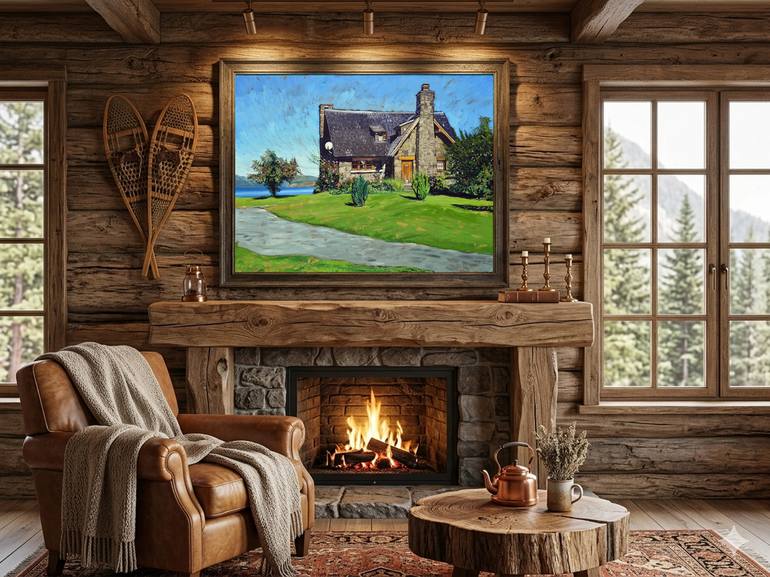 Original Expressionism Landscape Painting by Alejandro Cilento