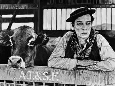 Buster Keaton in the film Go West thumb