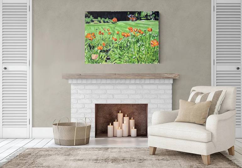 Original Expressionism Landscape Painting by Alejandro Cilento
