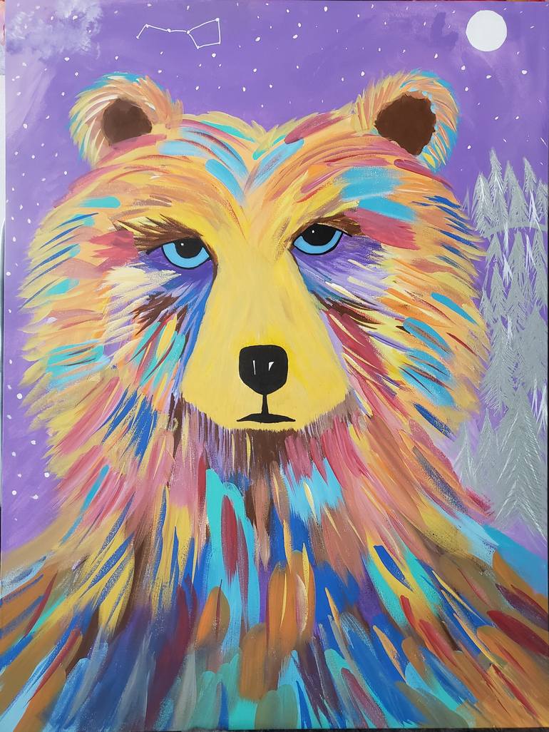 The Dancing Bear Painting by Dmitriy Goldenage Saatchi Art