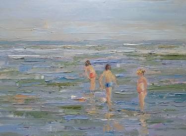 Original Impressionism Seascape Paintings by Monique Robben