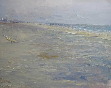 Original Impressionism Beach Paintings by Monique Robben