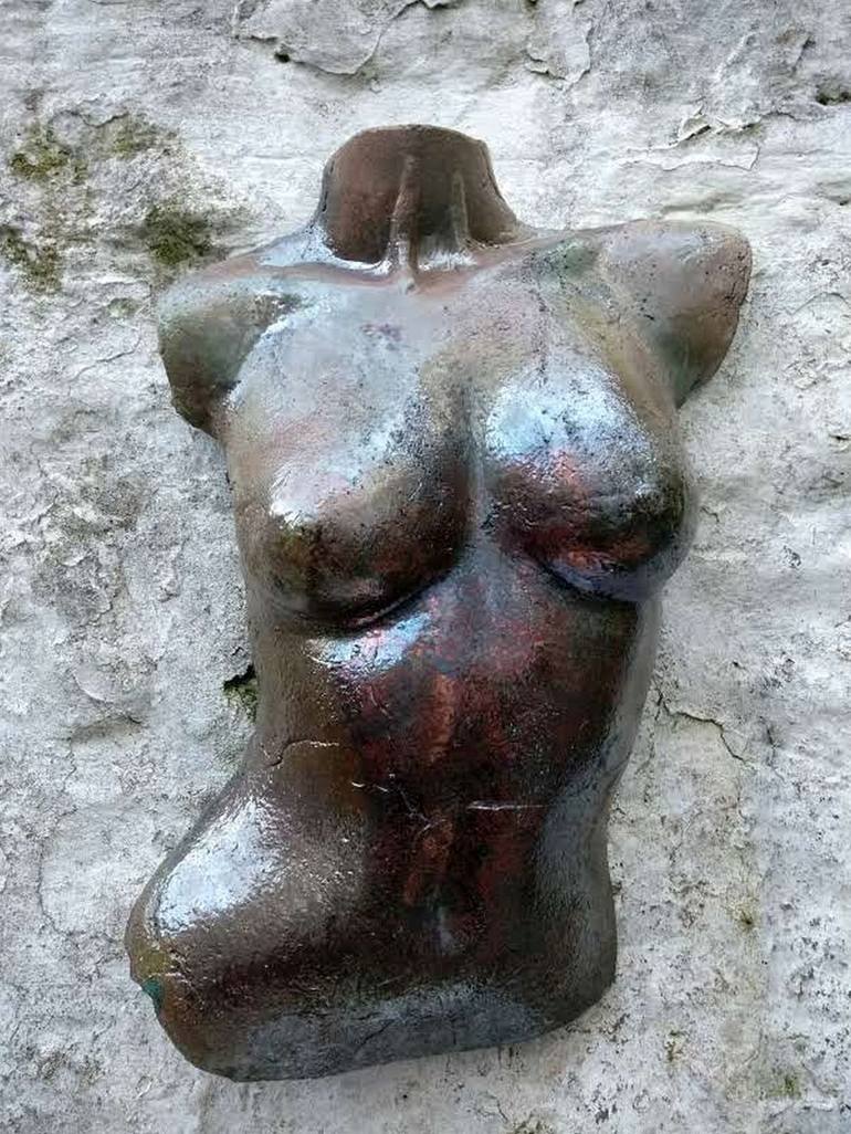 Original Expressionism Nude Sculpture by Monique Robben