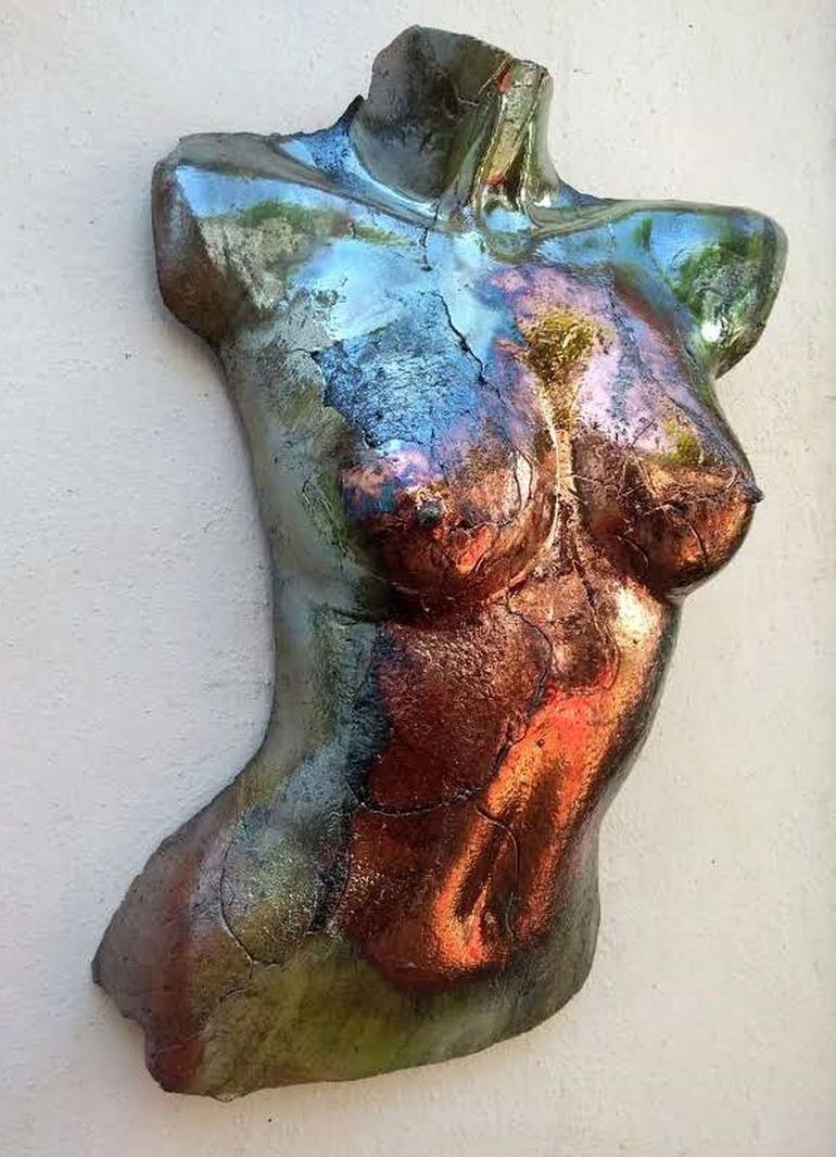 Original Expressionism Nude Sculpture by Monique Robben