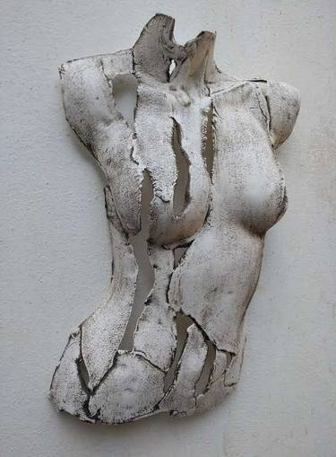 Original Expressionism Nude Sculpture by Monique Robben