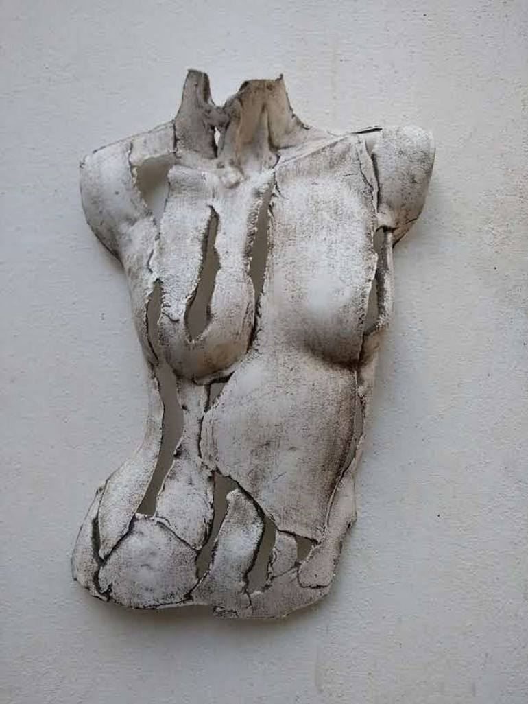 Original Expressionism Nude Sculpture by Monique Robben