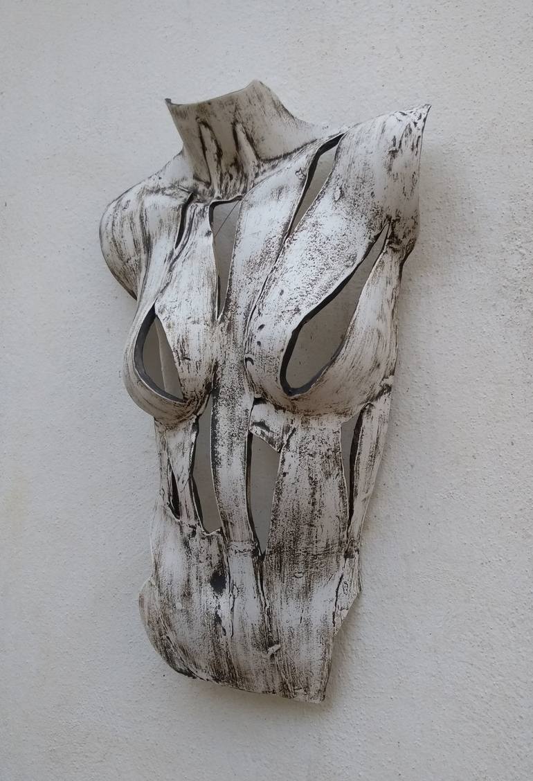 Original Expressionism Nude Sculpture by Monique Robben