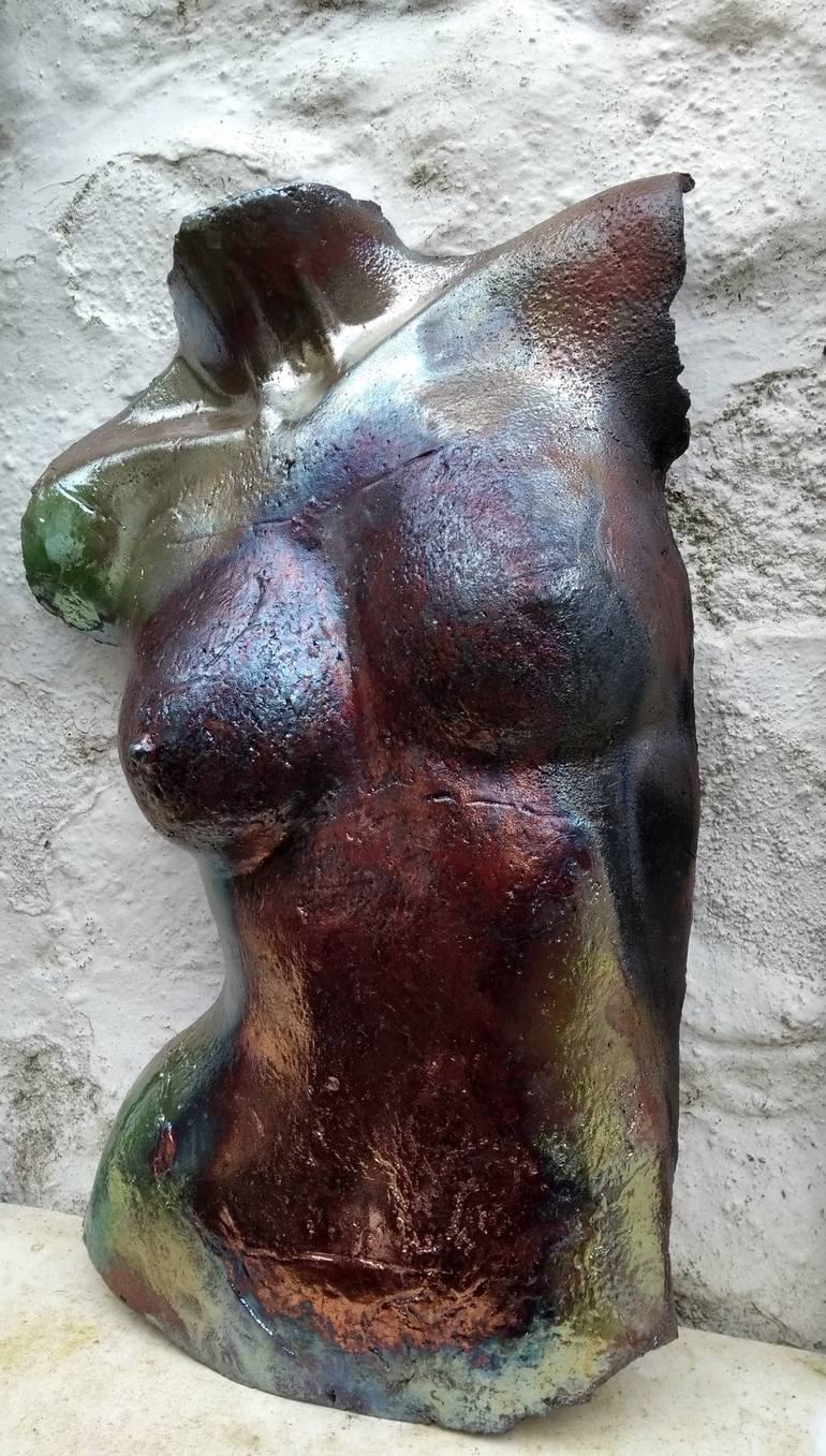 Original Expressionism Nude Sculpture by Monique Robben