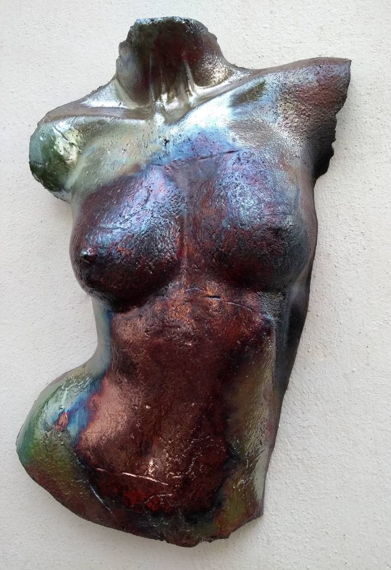 Original Expressionism Nude Sculpture by Monique Robben