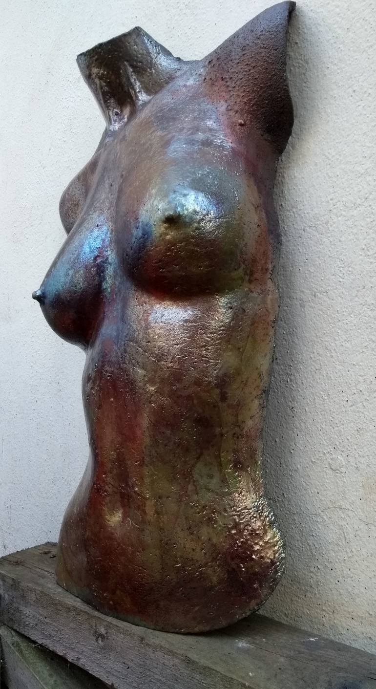 Original Expressionism Nude Sculpture by Monique Robben