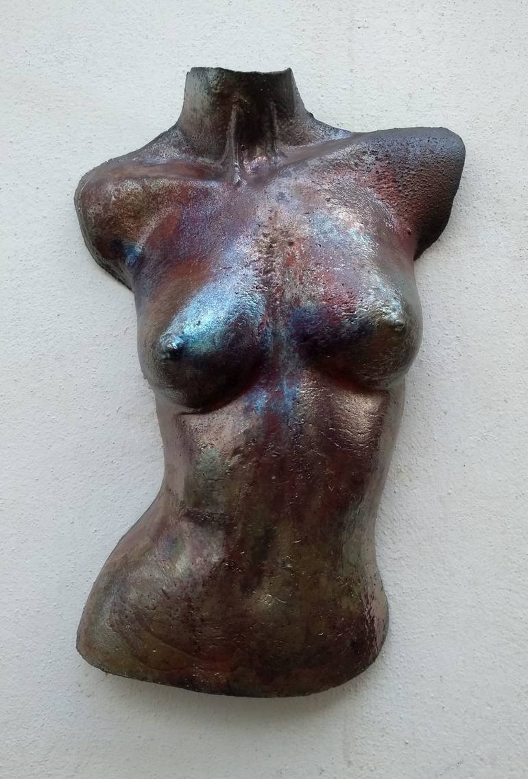 Original Expressionism Nude Sculpture by Monique Robben