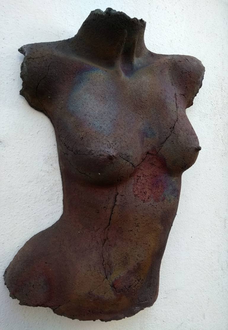 Original Expressionism Nude Sculpture by Monique Robben