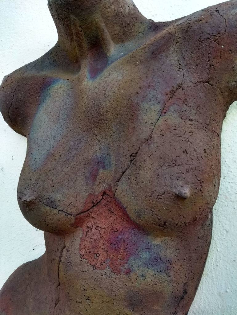 Original Expressionism Nude Sculpture by Monique Robben