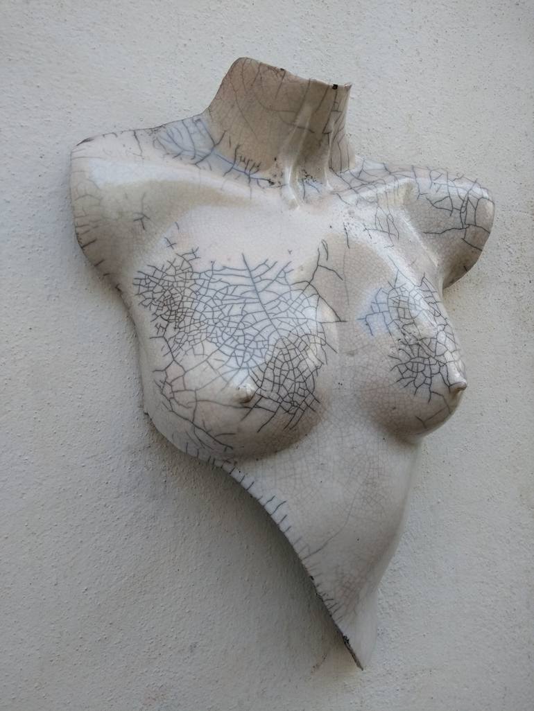 Original Expressionism Nude Sculpture by Monique Robben