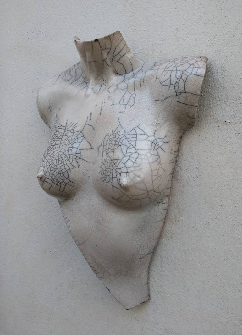 Original Expressionism Nude Sculpture by Monique Robben